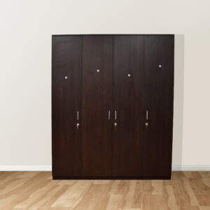 Treezer 4 Door Wardrobe Engineered Wood/Clothes/Storage Rack/Organizer/Almirah/Cupboard Without Mirror/for Bedroom/Home Furnitur