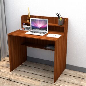 Kanga Engineered Wood Study Table, Computer, Laptop, WFH Office Desk, with Shelf