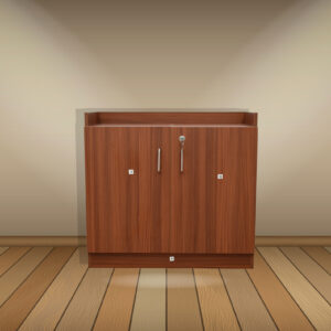 Metron Engineered Wood Shoe Rack, Cabinet, Storage, Rack, with Door